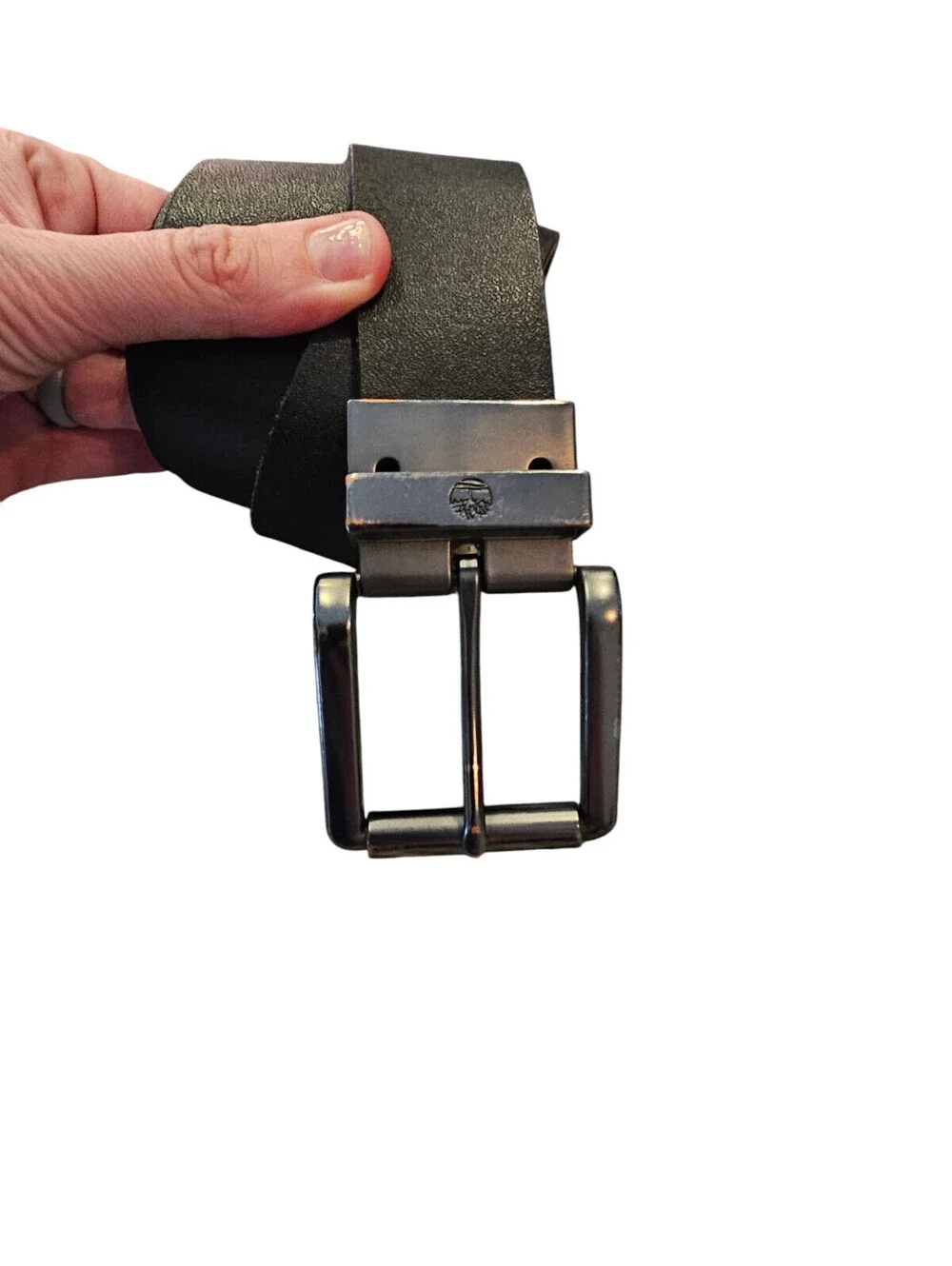 Timberland Mens Sz 32 Reversible Leather Belt Black Brown